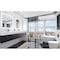 Castello Usa Nile 84-inch Black Vanity Set with White Top and Black Handles CB-MC-84BLK-BL-2053-WH - alternate 6